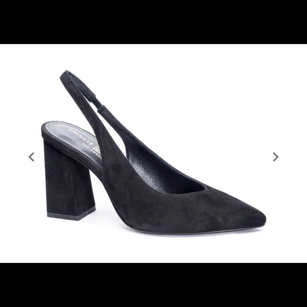 Chinese laundry sling back pumps